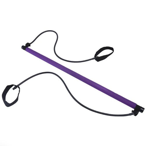Load image into Gallery viewer, Pilates Exercise Stick Fitness Yoga Resistance Bands
