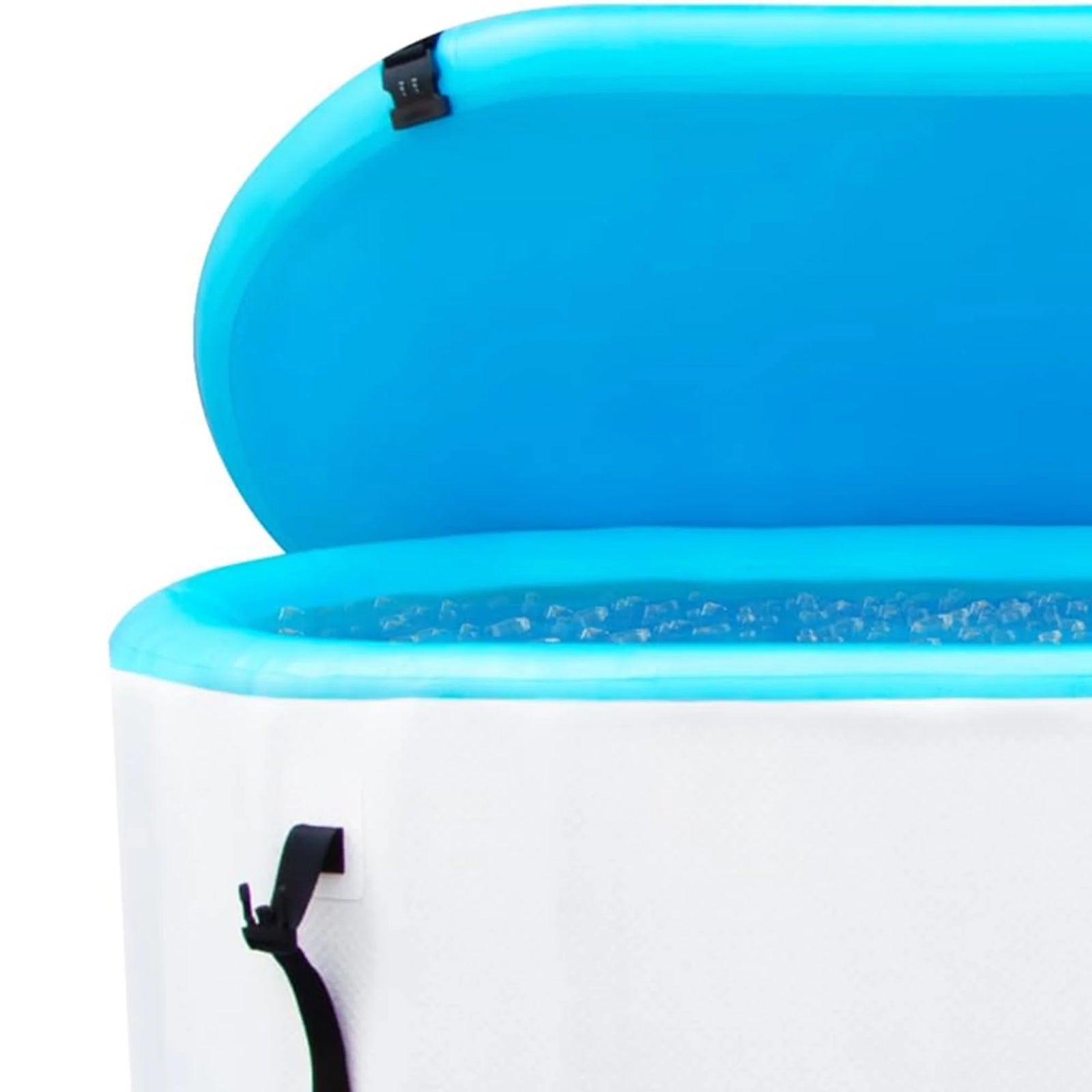 Plunge 100 Gallon Inflatable Insulated Ice Bath Tub, White