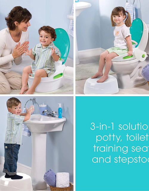 Load image into Gallery viewer, by Ingenuity Step by Step Potty, 3-In-1 Toddler Potty Training Toilet
