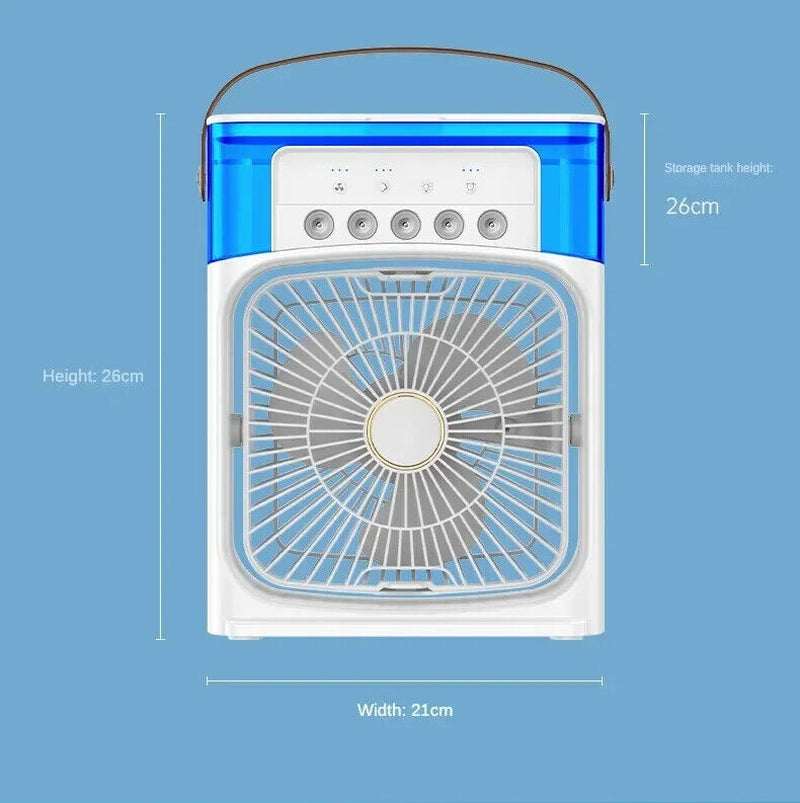 Portable Air Conditioner Fan Household Small Air Cooler Humidifier Hydrocooling