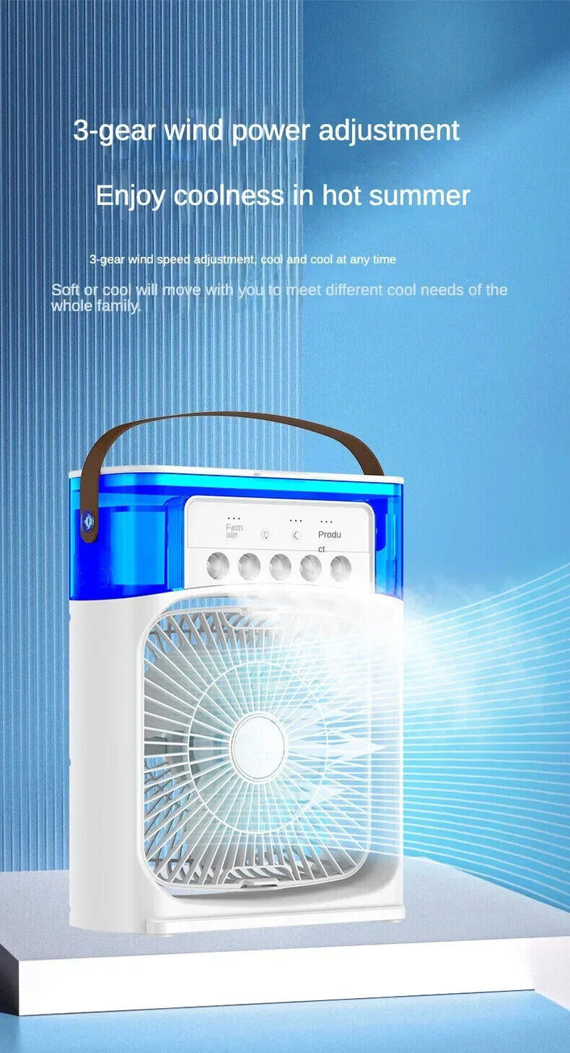 Portable Air Conditioner Fan Household Small Air Cooler Humidifier Hydrocooling