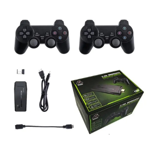 Load image into Gallery viewer, Ewwke M8 Video Game Console 2.4G Double Wireless Controller Game Stick 4K 10000 Games 64GB Retro Games
